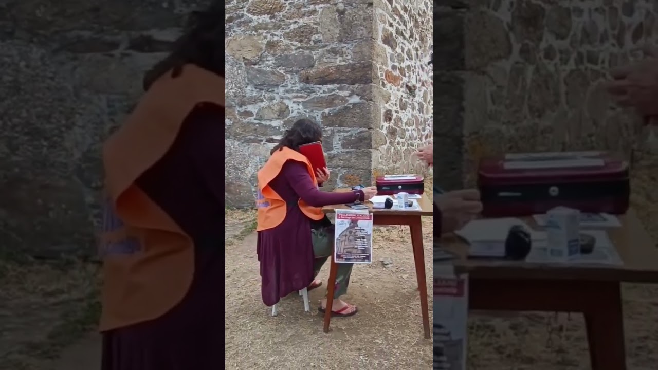 Bienvenidos a la capilla Santa Lucía de Sabugueira (camino francés y primitivo, San Paio - A Coruña)