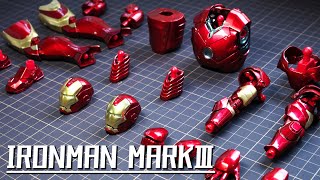 Plastic model] Iron Man MK III kit is just so cool [ASMR] - YouTube