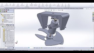 ceiling fan animation in solidworks