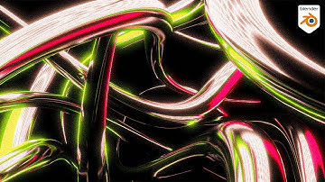 3D CHROME ABSTRACT in BLENDER [Tutorial]