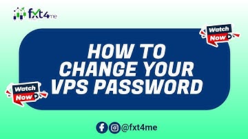 HOW TO CHANGE YOUR VPS PASSWORD