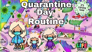 SINGLE MOM QUARANTINE DAY ROUTINE  ~ TOCA LIFE WORLD ~ Toca April 💜