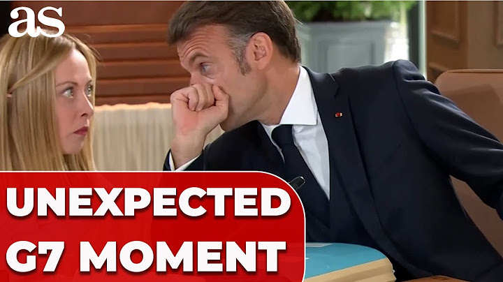 Meloni’s REACTION to Macron’s WHISPER goes INSTANTLY VIRAL at G7