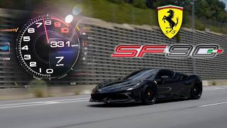 Ferrari Sf90 Stradale 331 Kmh Max Speeds