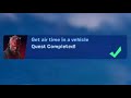 Get air in a vehicle in Fortnite