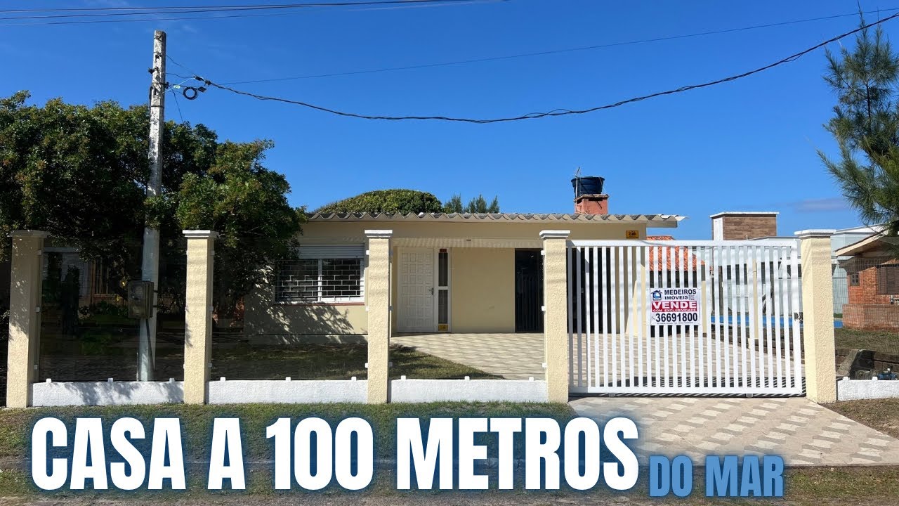 CASA A 100 METROS DO MAR | IMOBILIÁRIA MEDEIROS - TRAMANDAÍ / RS