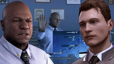Detroit Become Human - Connor Tries To Talk To Cap...