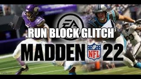 Madden 22 Glitches Cheats and Tips - Run Block Glitch