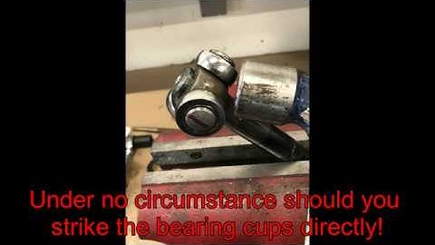Inner CV joint axle bearing removal suggestions.