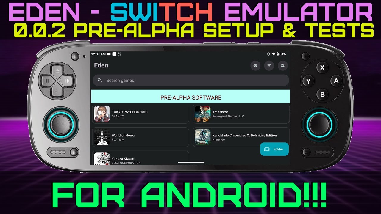 Eden - New SWITCH EMULATOR! 0.0.2 Pre-Alpha Quick Setup & Game