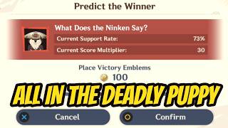 [Day 4] Predictive Victory Dynamics Round of 16 - Group D, All In What Does the Ninken Say?