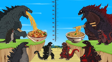 Evolution of GODZILLA vs Evolution of SHIN GODZILLA: Story of Transformation??? - FUNNY CARTOON