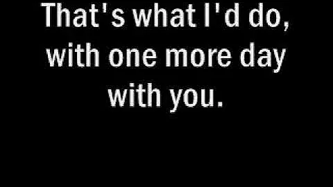 One More Day by Diamond Rio (With Lyrics)