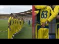 Usman Khawaja 😆 Australian Cricketer Grabs Butt in national anthem