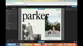 Parker: Infinite text marquee with code