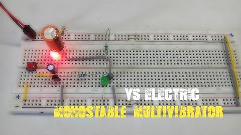 simple timer circuit ||Monostable Multivibrator with BC547 transistor || YS Electric