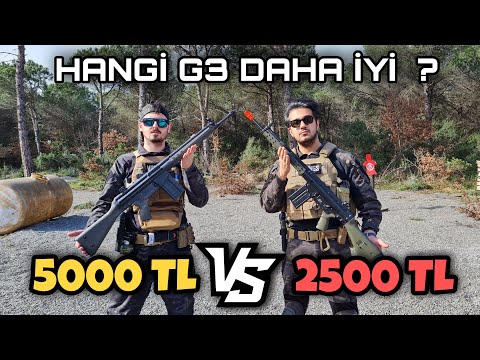 2.500 TL vs 5.000 TL EFSANEVİ G3 PİYADE SİLAHI ft. @TheKirtasiyeci