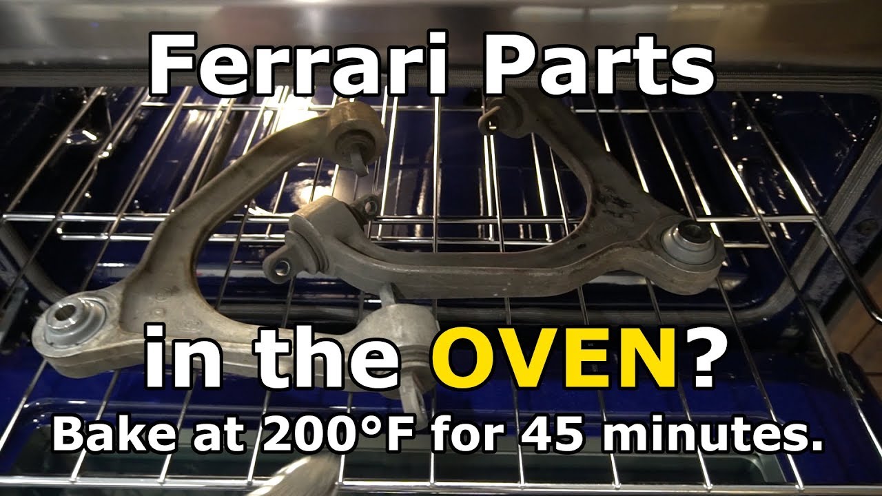 Как заменить верхние шаровые опоры на Ferrari F430 или 360