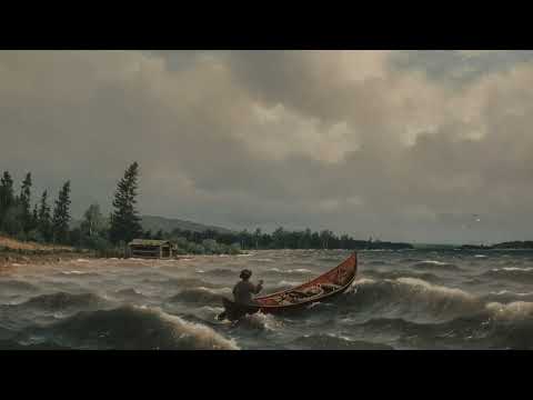 Turn Your TV Into Art 🌊 A Savo Boat on a Lake (1879) • Ambient Mindful Background • Classic Painting