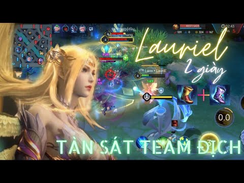 Video Lauriel mùa 24 lối chơi 2 chân 2 giày TÀN SÁT TEAM... - youtube