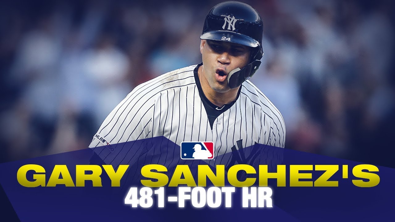 baseball savant Yankees' Gary Sanchez slams 481-foot HR versus the Astros