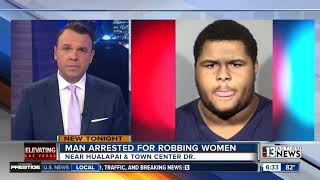 Las Vegas police arrest man for forcing women to disrobe during robberies