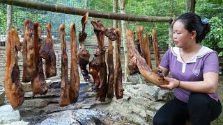 How to Make Smoked Pork (Long-Term Preservation) - Harvest Chives to Sell at the Market.