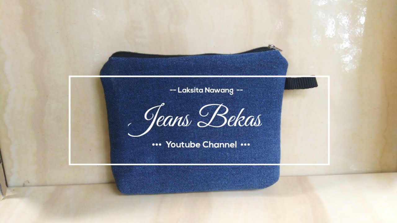 Cara Membuat Dompet Hp Dari Jeans Bekas How To Make A Cellphone Wallet From Used Jeans Youtube