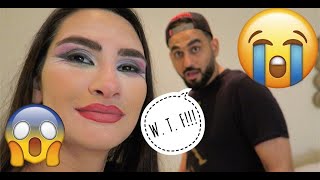 I Did My Makeup Horribly To See How My Boyfriend Would React حطيت مكياج فضيع عشان اشوف ردت فعل زوجي
