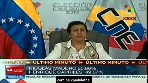 Nicolás Maduro vence as eleições presidenciais na Venezuela