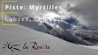 (FR) La Rosière | Piste "Myrtilles" + "Lauzes" + "Chamois"