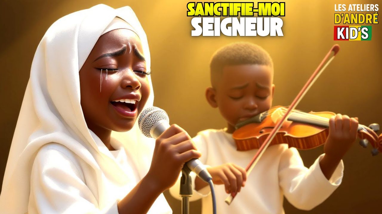 SANCTIFIE-MOI SEIGNEUR | Chant chrétien pour enfants (Louange & Adoration en blanc)
