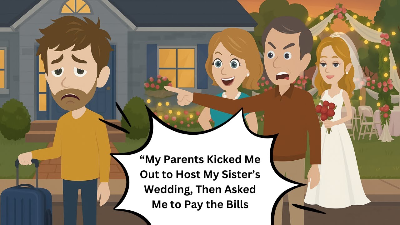 “My Parents Kicked Me Out to Host My Sister’s Wedding, Then Asked Me to Pay the Bills