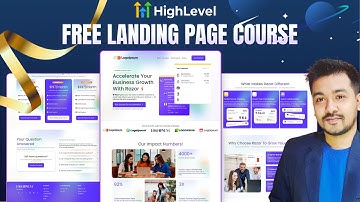 Free Template Inside: Build Stunning Landing Pages in GoHighLevel! Step By Step Guide