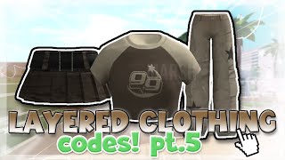 Aesthetic Layered Clothing Codes For Bloxburg Vintagey2K Pt.5