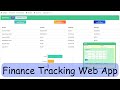 Budgeting and Expense Tracking  Web App #googlesheets #appsscript