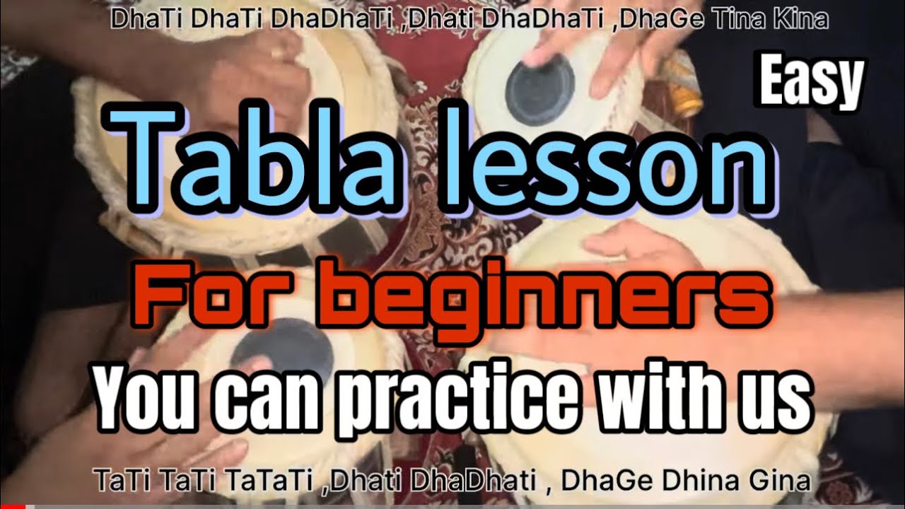 Tabla lesson for beginners | Easy lesson|practice with us |advance ...