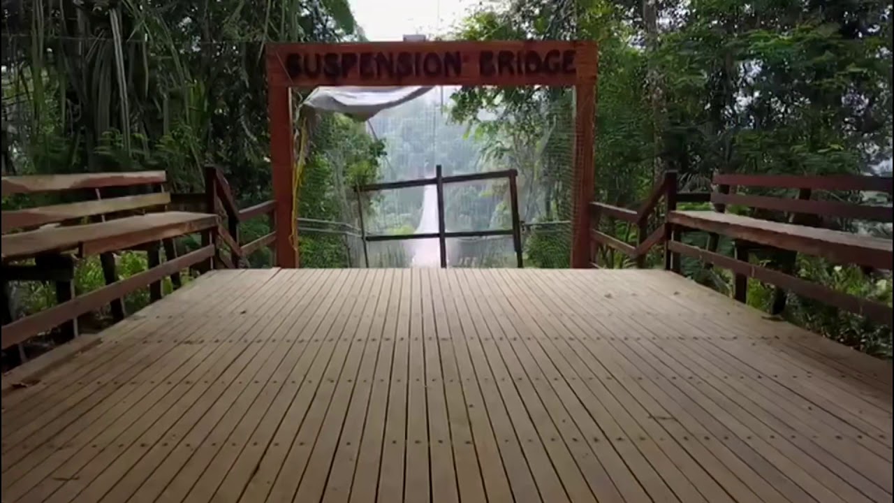 Situ Gunung Suspension Bridge Soundtrack By Coldplay Miracle Youtube