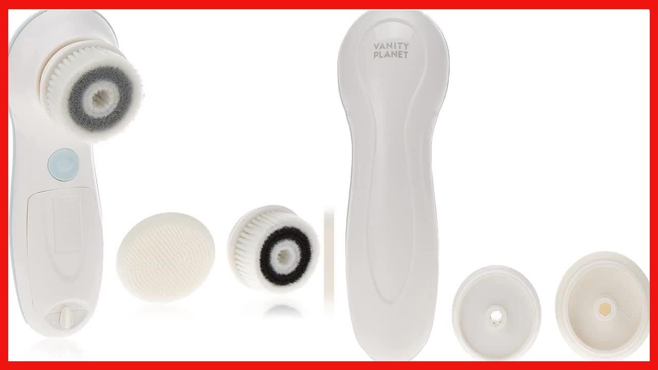 Great product -  Vanity Planet Facial Cleansing Brush Ultimate Skin Spa with 3 Interchangeable Face