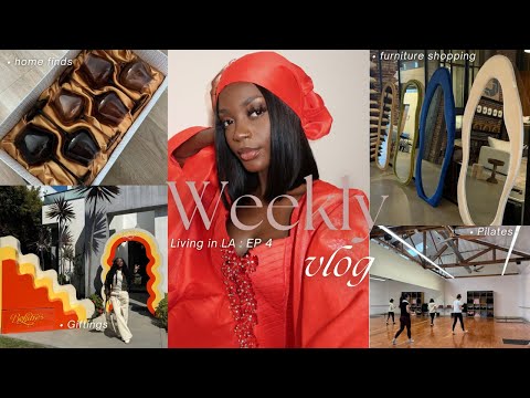 WEEKLY VLOG | Apartment updates, furniture shopping, fun giftings + more !