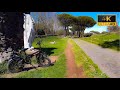 Appia Antica | biking anlogside the old Appian Way [4K]