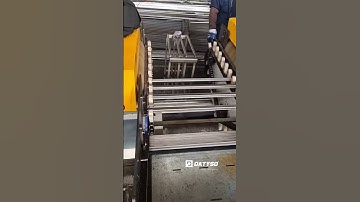 Máy cắt ống plc cắt ống số lượng lớn kết hợp bàn chia phôi thông minh