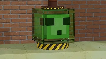 Minecraft Slime realistic VS Hydraulic Press CGI, RTX