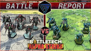 Battletech Alpha Strike Battle Report - Wolf's Dragoons VS Flik's Marauders