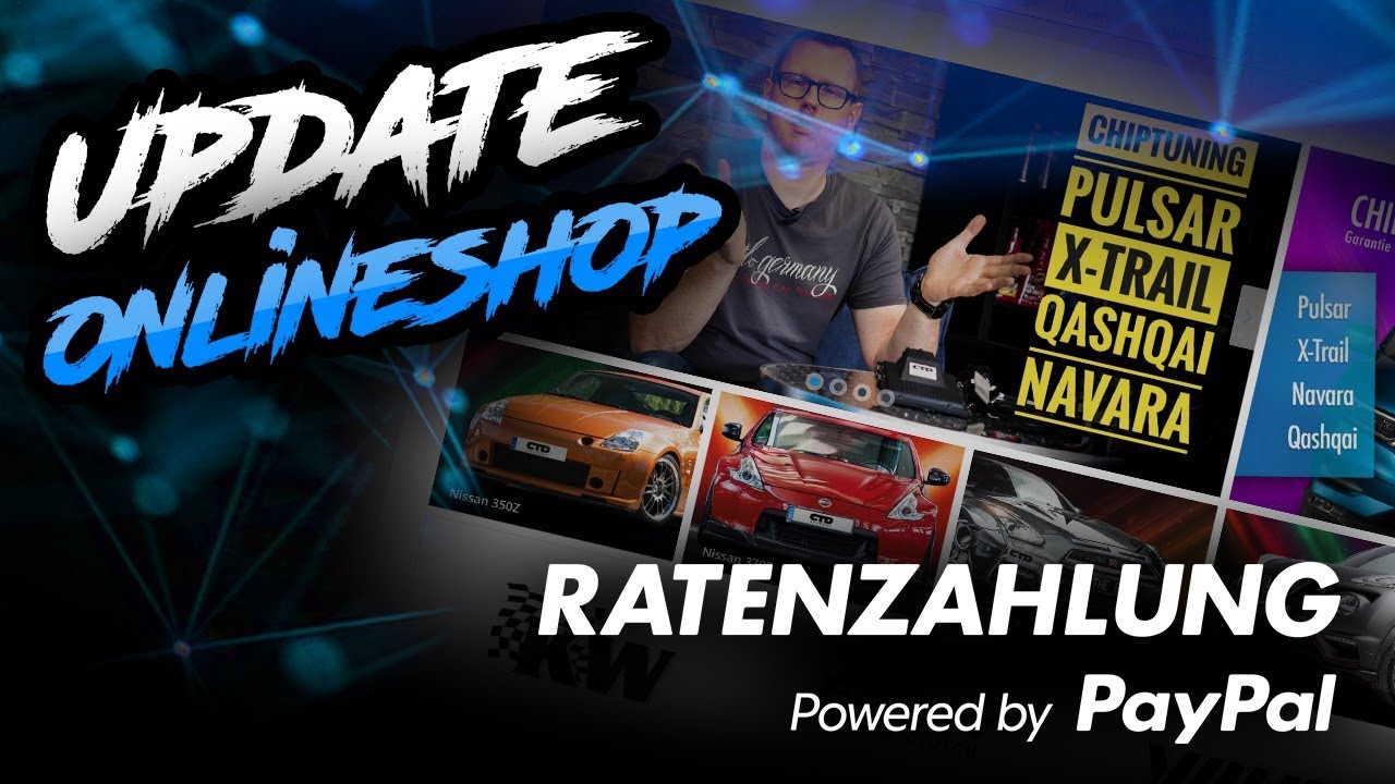 Jetzt neu PayPal Ratenzahlung im Shop zu 0,00 Zinsen CTDGermany