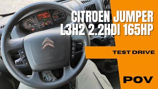 Citroen Jumper L3H2 2022 (2.2 HDi 165HP) | 4K POV Test Drive | Cold Start | 0-100 Acceleration