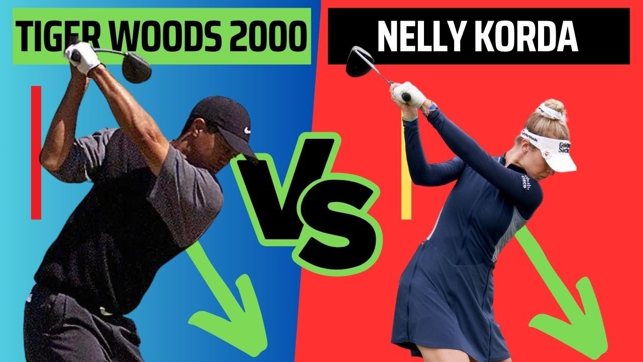 Tiger Woods 2000 vs Nelly Korda Swing Analysis