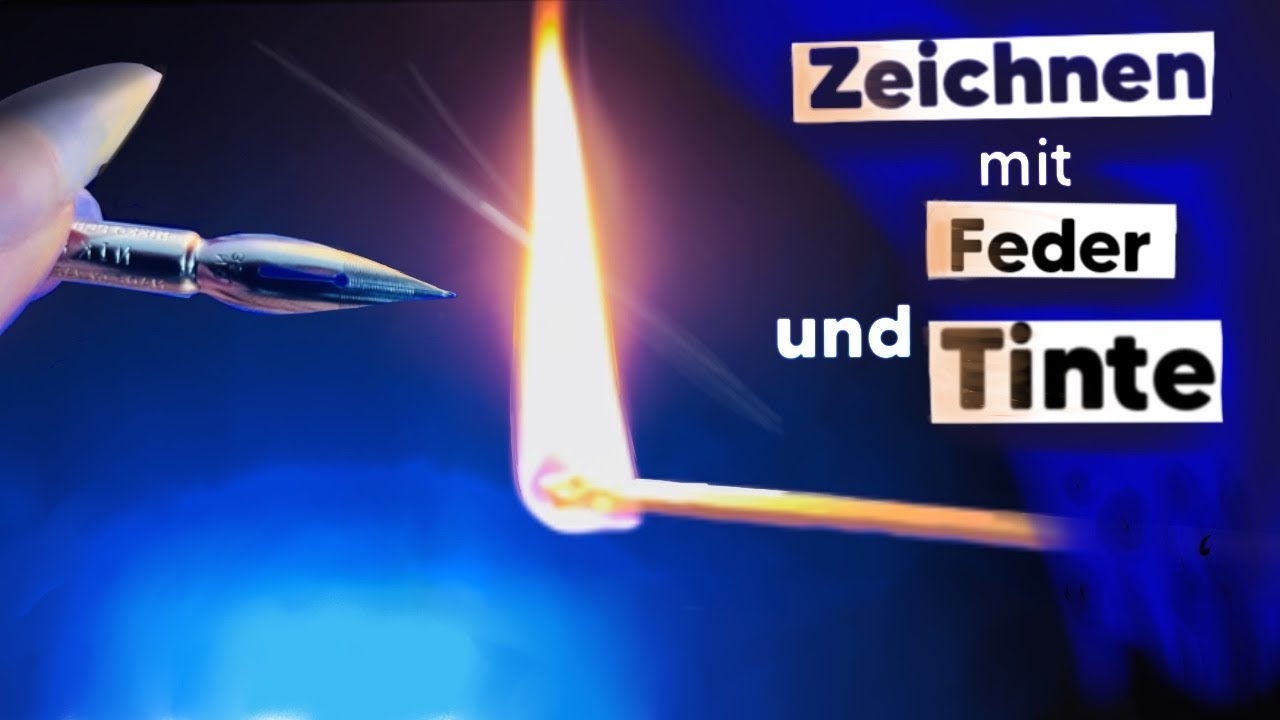So klappt es endlich: richtig zeichnen mit Feder & Tusche - YouTube