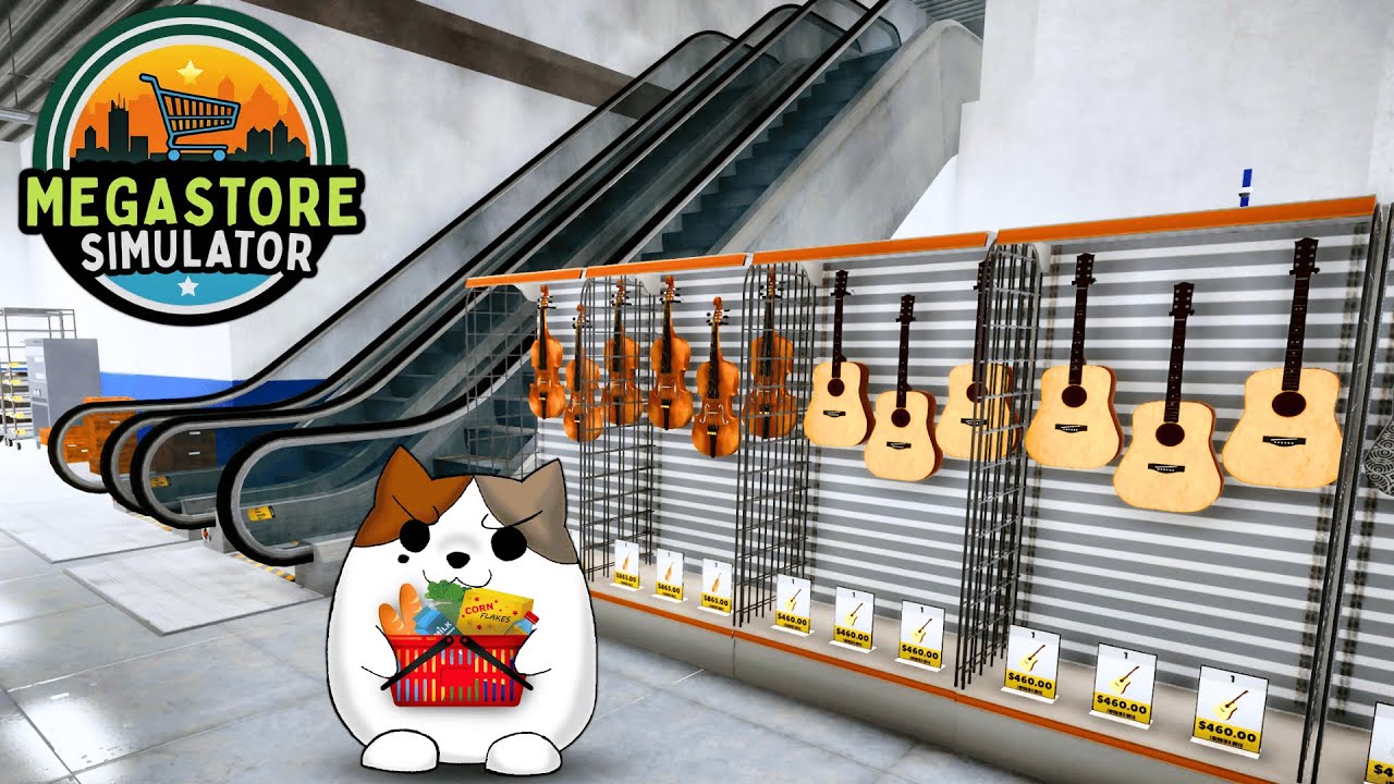The New Music Department is making me Tons of Money in Megastore Simulator! | New Store Sim! Ep 2