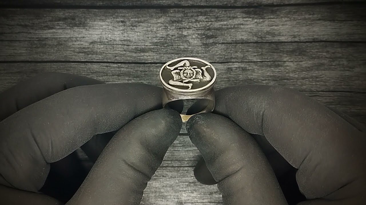 Trinacria Ring Italian Sicilian Triskelion Signet Ring Symbolic History Jewelry